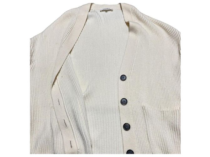 Autre Marque ENFOLD Rippstrick-Cardigan Weiß - Ansicht 4