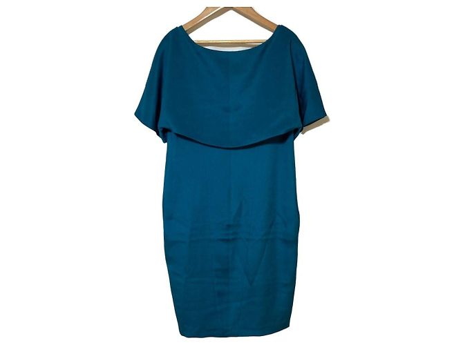 Autre Marque Vestido sin mangas con capas Narciso Rodriguez Verde - vista 2