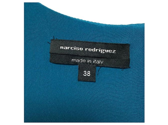 Autre Marque Vestido sin mangas con capas Narciso Rodriguez Verde - vista 6