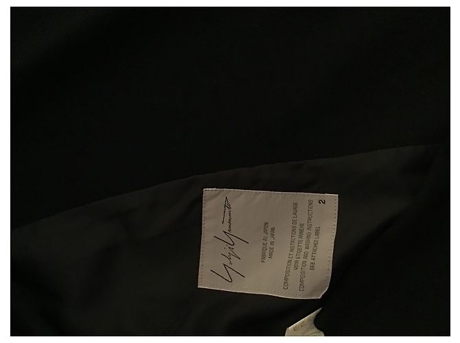 Schwarzer Wollblazer Yohji Yamamoto - Ansicht 6