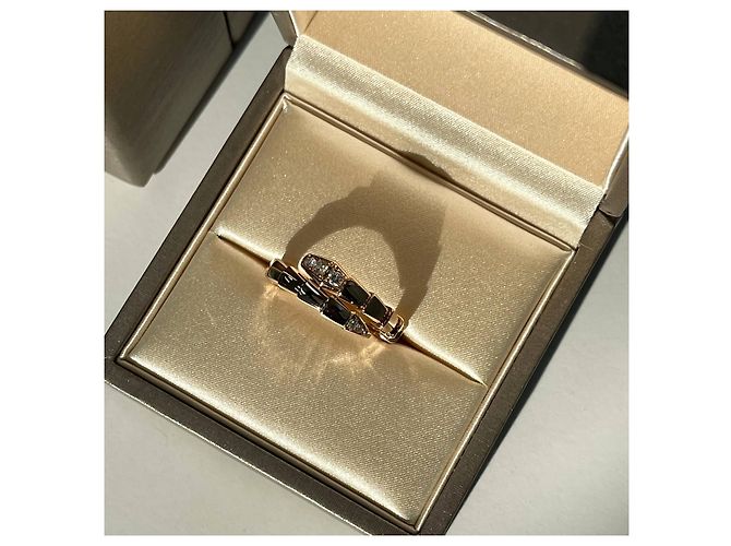 Bulgari Serpenti Viper Ring Diamant Roségold Pink - Ansicht 4