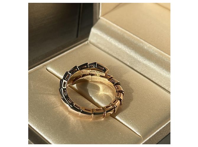 Bulgari Serpenti Viper Ring Diamant Roségold Pink - Ansicht 6
