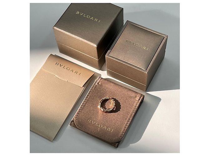 Bulgari Serpenti Viper Ring Diamant Roségold Pink - Ansicht 7