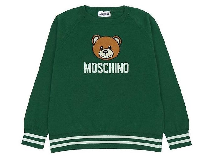 Moschino Strickware für Kinder (Kann von Erwachsenen getragen werden) Schwarz - Ansicht 2