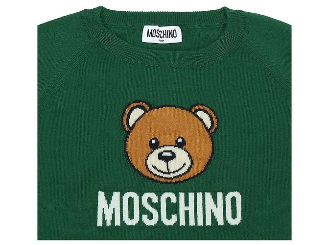 Moschino Strickware für Kinder (Kann von Erwachsenen getragen werden) Schwarz - Ansicht 4