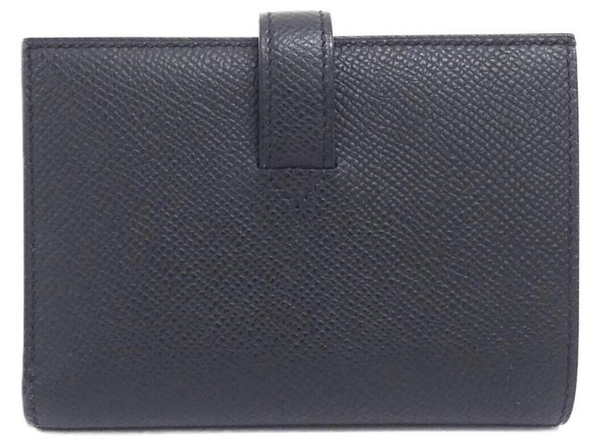 Hermès Cartera compacta Hermes New H Passant Negro - vista 2