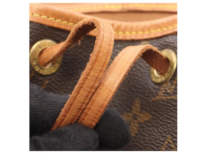 Zaino/Borsa Louis Vuitton Montsouris MM Marrone - vista 10