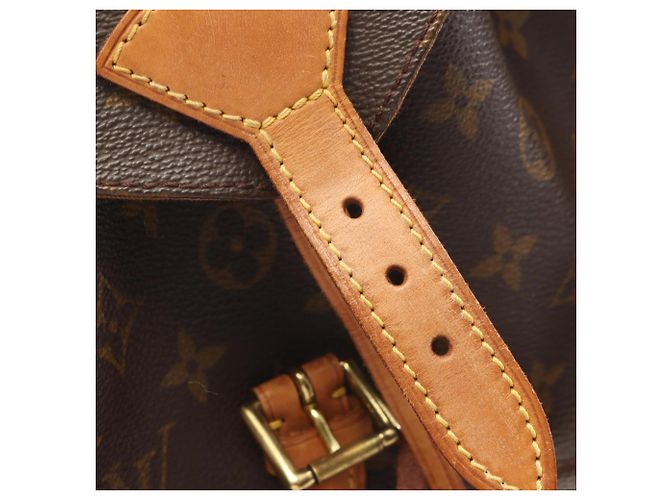 Zaino/Borsa Louis Vuitton Montsouris MM Marrone - vista 11