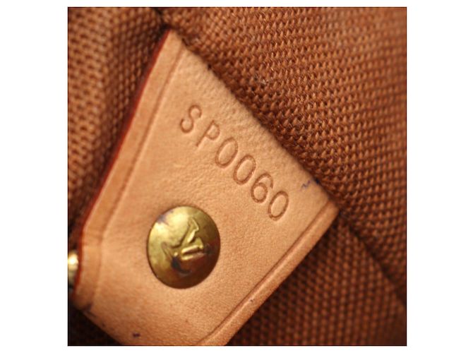 Zaino/Borsa Louis Vuitton Montsouris MM Marrone - vista 5