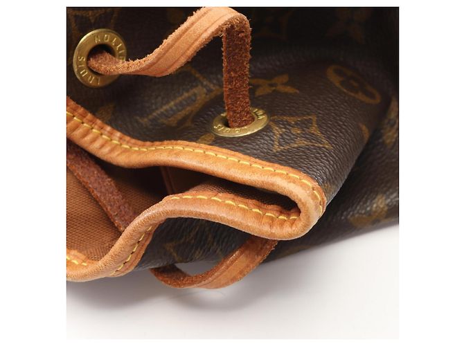 Zaino/Borsa Louis Vuitton Montsouris MM Marrone - vista 7