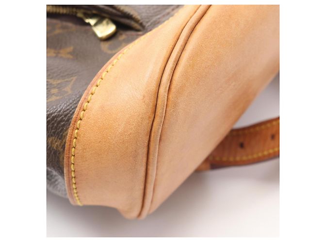 Zaino/Borsa Louis Vuitton Montsouris MM Marrone - vista 8
