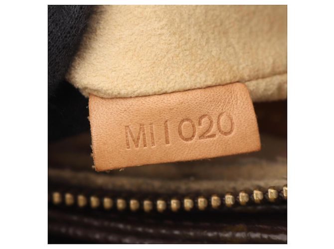 Borsa a Spalla Louis Vuitton Looping MM Monogram Marrone - vista 5