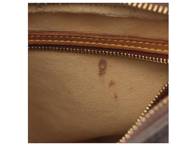 Borsa a Spalla Louis Vuitton Looping MM Monogram Marrone - vista 6