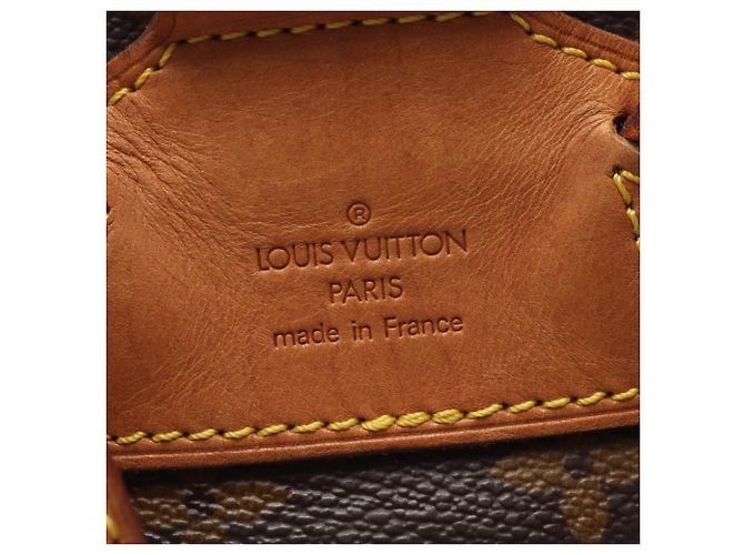 Zaino/Borsa Louis Vuitton Montsouris MM Monogram Marrone - vista 4