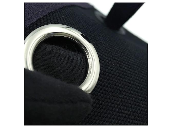 Borsa a tracolla Hermès Herbag Zip Mini Nero Blu - vista 11