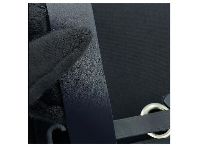 Borsa a tracolla Hermès Herbag Zip Mini Nero Blu - vista 13