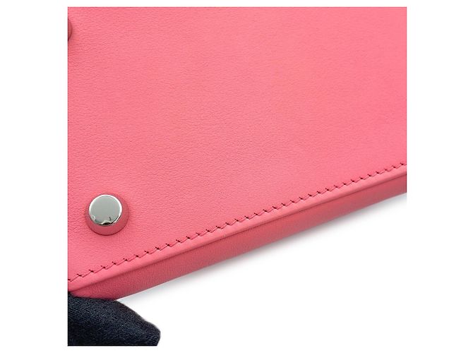 Hermès Borsa Hermes Kelly 25 in Rose Azalee Rosa - vista 9