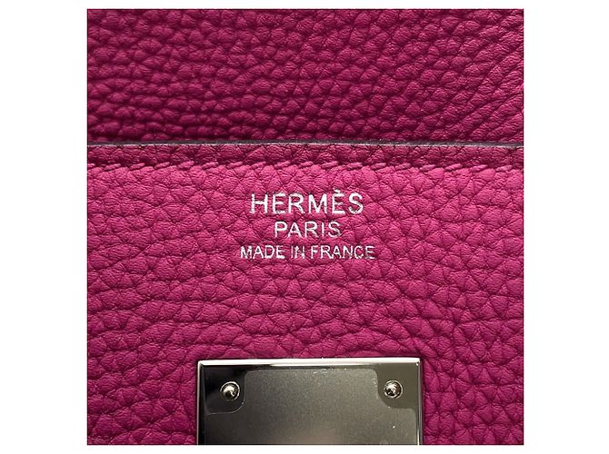 Hermès Borsa Hermes Birkin 30 in Rose Purple Porpora - vista 13
