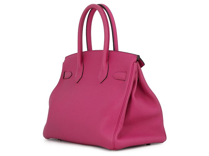 Hermès Borsa Hermes Birkin 30 in Rose Purple Porpora - vista 2