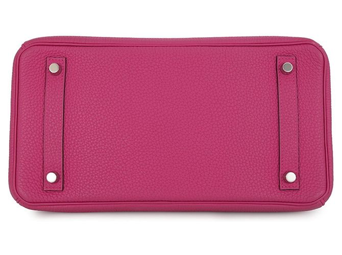 Hermès Borsa Hermes Birkin 30 in Rose Purple Porpora - vista 3