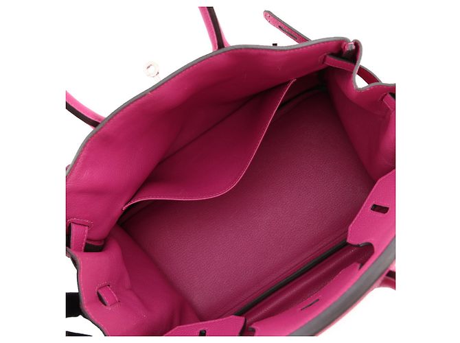 Hermès Borsa Hermes Birkin 30 in Rose Purple Porpora - vista 6