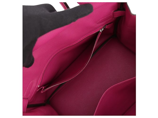 Hermès Borsa Hermes Birkin 30 in Rose Purple Porpora - vista 7