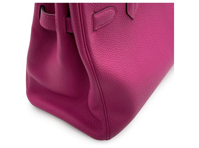 Hermès Borsa Hermes Birkin 30 in Rose Purple Porpora - vista 9