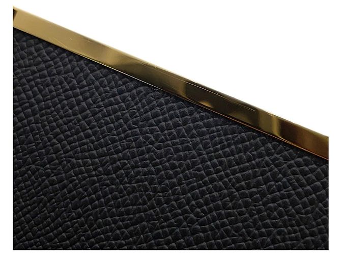 Hermès Sac à bandoulière Hermes Geta en cuir Epsom noir - vue 11