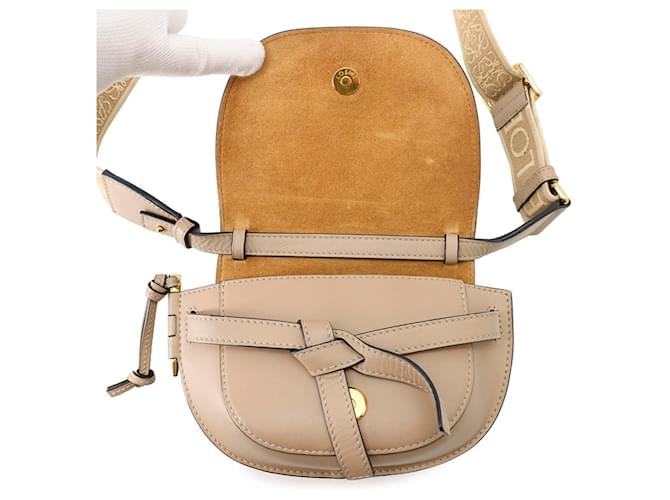 Borsa a Spalla Loewe Gate Dual Mini Sabbia - vista 5