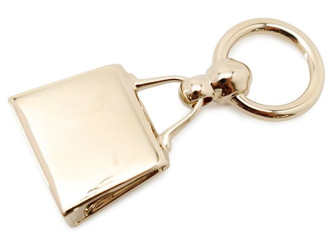 Hermès Charm per borsa Hermes Twilly Mini Kelly in Champagne Gold D'oro - vista 3