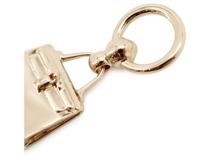 Hermès Charm per borsa Hermes Twilly Mini Kelly in Champagne Gold D'oro - vista 4
