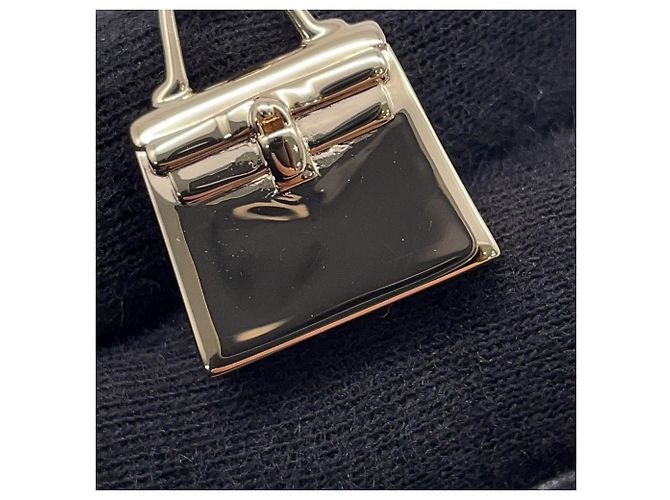 Hermès Charm per borsa Hermes Twilly Mini Kelly in Champagne Gold D'oro - vista 5