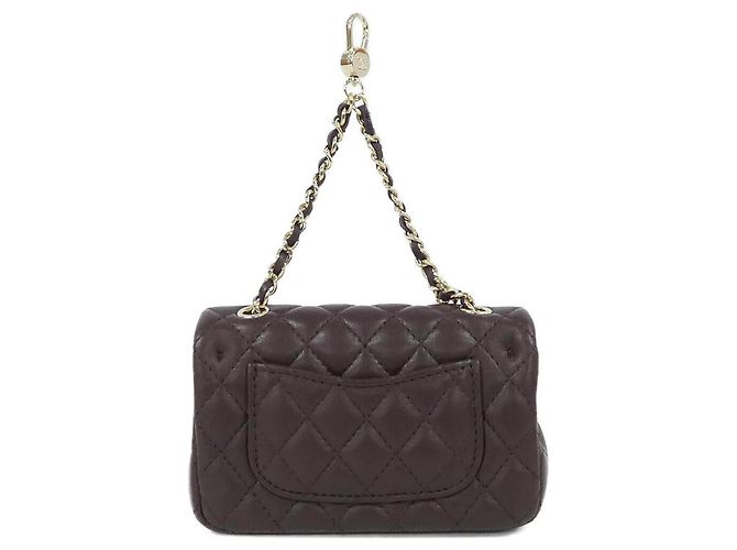 Charm per borsa in pelle Chanel AP4760 Marrone - vista 2