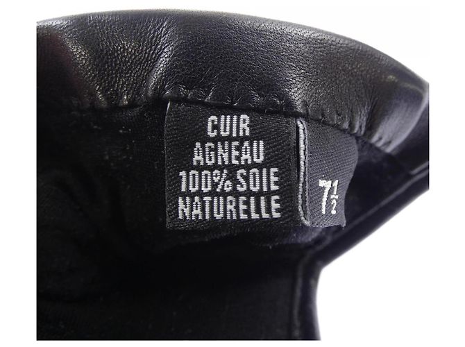 Guanti caldi neri Chanel Nero - vista 3