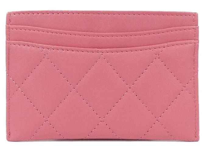 Tarjetero Chanel Timeless Classic Line Rosa - vista 2