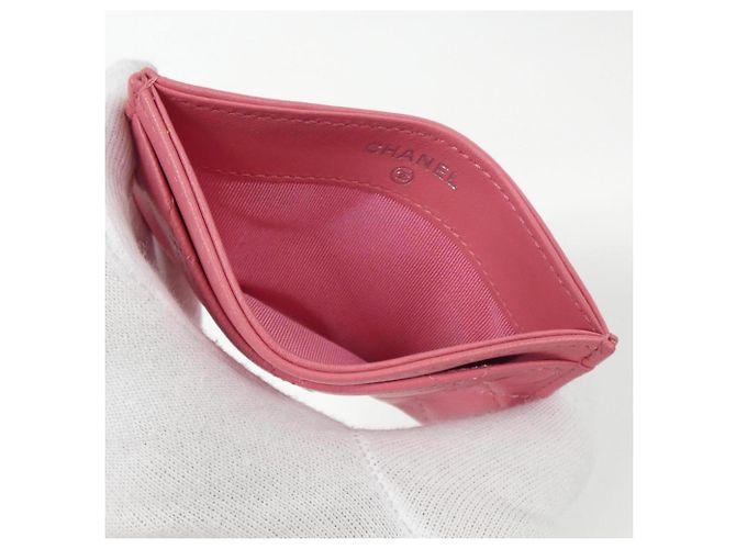Tarjetero Chanel Timeless Classic Line Rosa - vista 3