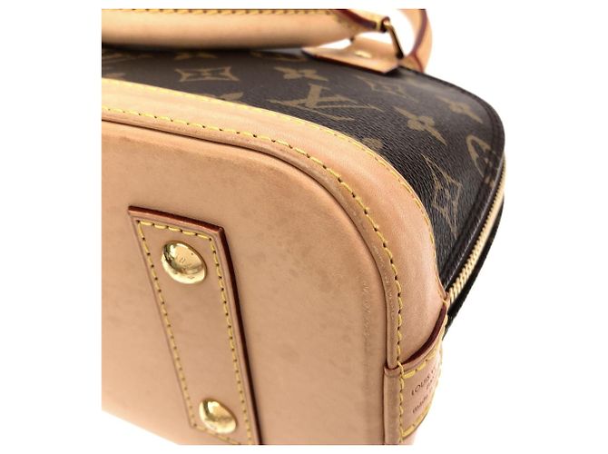 Borsa Louis Vuitton Monogram Alma BB Marrone - vista 2