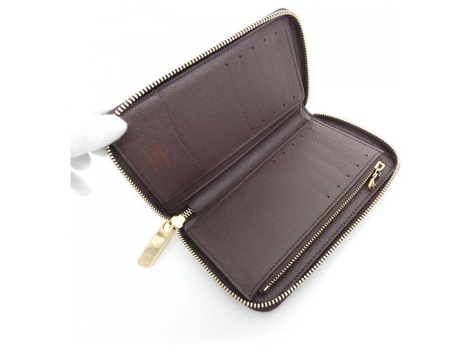 Cartera compacta Louis Vuitton Damier Zippy Damier ebene - vista 6