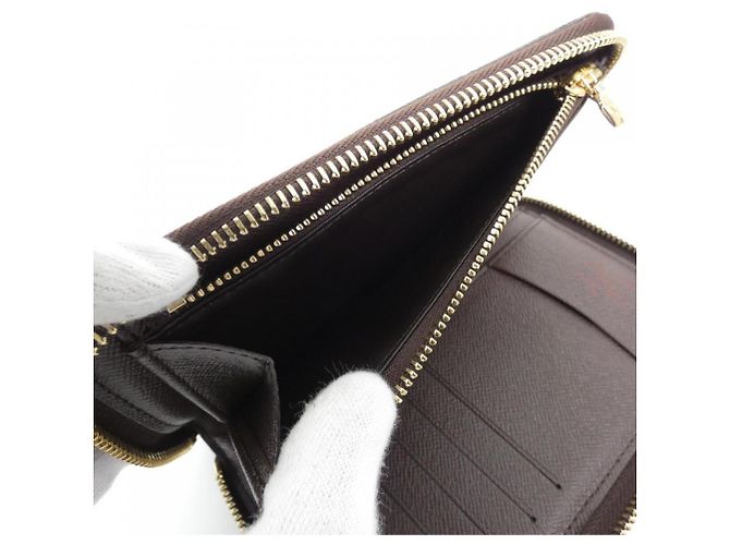 Cartera compacta Louis Vuitton Damier Zippy Damier ebene - vista 7