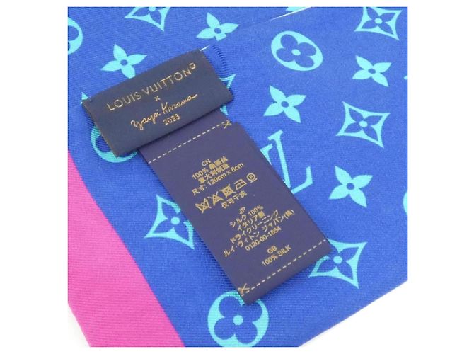 Foulard Bandeau Pumpkin Louis Vuitton Blu - vista 6