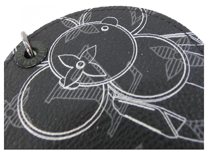 Vivienne Portachiavi Monogram Eclipse Louis Vuitton Nero - vista 3