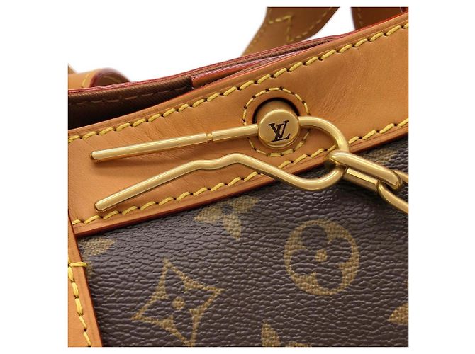 Borsa Cabas Voyage Monogram Louis Vuitton Marrone - vista 5