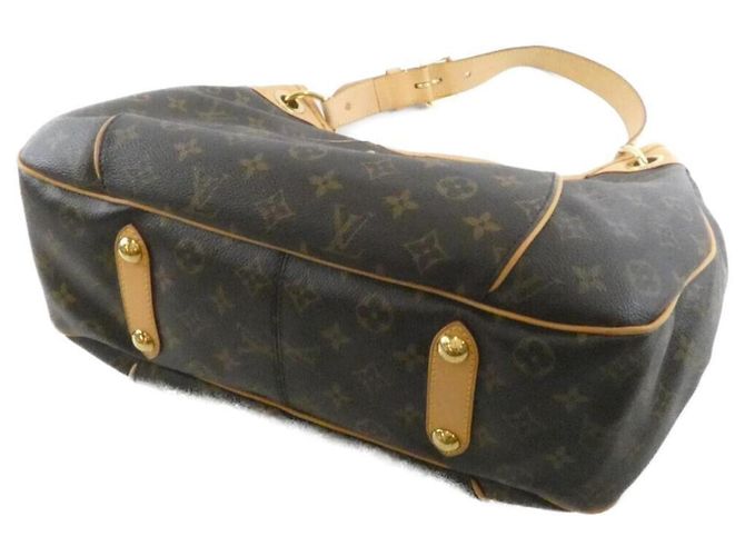 Borsa a Spalla Louis Vuitton Monogram Galliera PM Marrone - vista 3