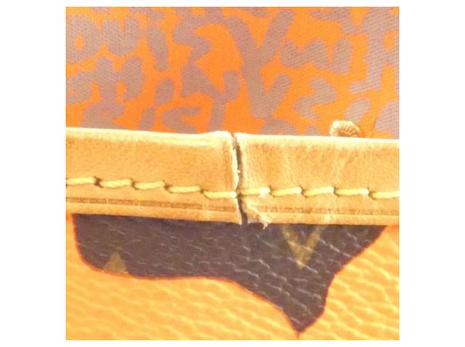 Neverfull Borsa Louis Vuitton Monogram Graffiti Marrone Arancione - vista 5