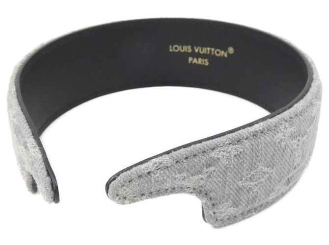 Cerchietto Louis Vuitton Monogram Denim Marrone Monogramma - vista 2