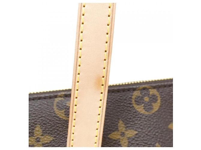 Borsa Louis Vuitton Monogram Totally MM Marrone - vista 4
