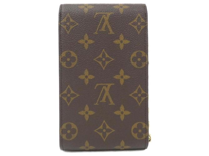 Pochette borsa per telefono Louis Vuitton Monogram Marrone - vista 2