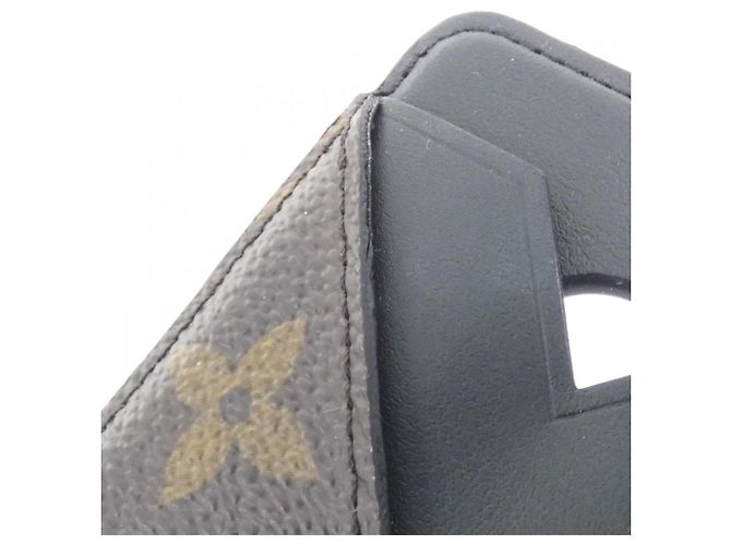 Louis Vuitton Monogram Macassar Card Case Brown Black - view 3