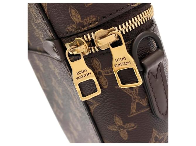 Borsa Louis Vuitton Monogram Vertical Box Trunk Marrone - vista 5