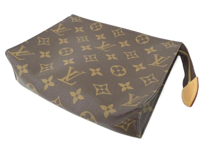 Borsa Louis Vuitton Monogram Pochette Toilette Marrone - vista 2